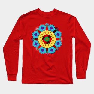 PERSIAN FLOWERS PATTERN V.1 Long Sleeve T-Shirt